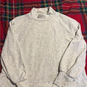 Madewell Cream Mockneck Sweater